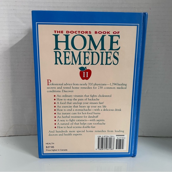 The Doctors book of HOME REMEDIES II HARDCOVER - Picture 7 of 7